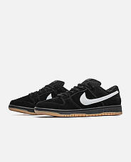 Чоловічі кросівки Найк Nike Dunk Low Pro SB Fog Black Grey Gum BQ6817-010, фото 3