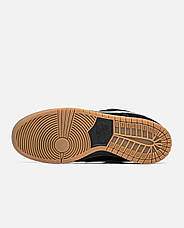 Чоловічі кросівки Найк Nike Dunk Low Pro SB Fog Black Grey Gum BQ6817-010, фото 5