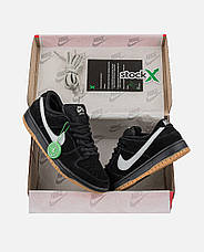 Чоловічі кросівки Найк Nike Dunk Low Pro SB Fog Black Grey Gum BQ6817-010, фото 2