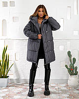 Жіноча куртка зефірка тепла на синтепоні у кольорах (Норма), фото 6