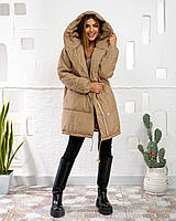 Жіноча куртка зефірка тепла на синтепоні у кольорах (Норма), фото 8