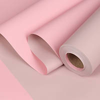 Калька двостороння в рулоні (0,6х20 м), рожевий/світло-фрезовий