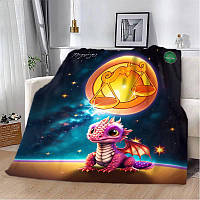 Плед 3D авторский со знаком зодиака на 2024 год Весы 12893 160х200 см florentia