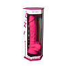Фалоімітатор SilexD Tomas Pink (MODEL 1 size 9in), двошаровий, силікон + Silexpan, діаметр 4,9см, на присосці, фото 10