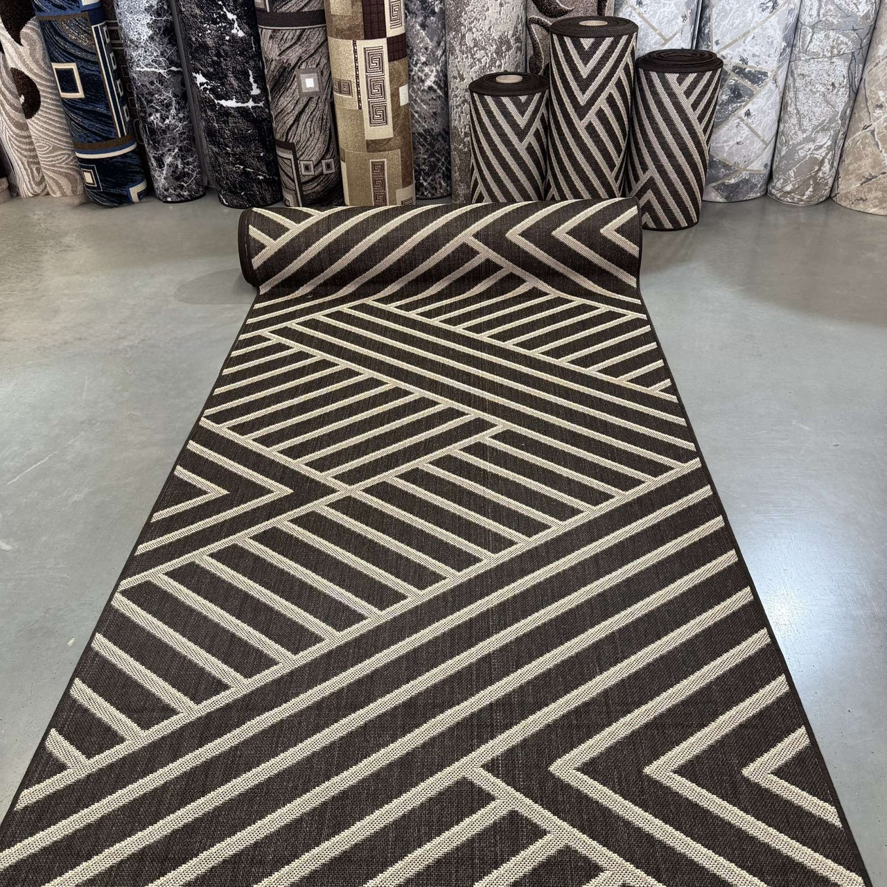 Доріжка на гумовій основі ширина 1,50м не ковзає Flex 19652/08