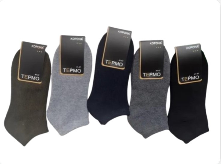 Чоловічі шкарпетки "Корона" стрейч махра l