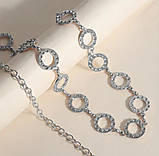 Пояс ланцюжок Milena silver, фото 4