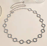 Пояс ланцюжок Milena silver, фото 6