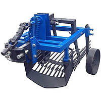 Картоплекопалка трясучка з карданом під ВВП для мотоблока, однорядна КП-01В