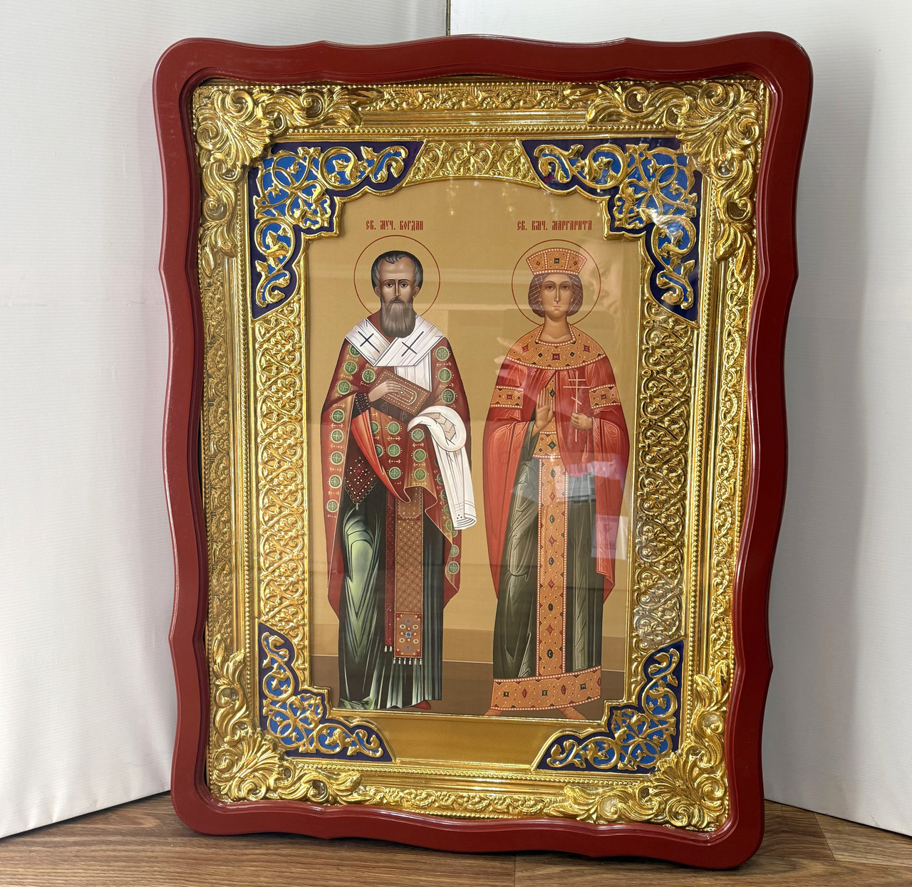 Ікона Святих Богдана та Маргарити у ризі, фото 1