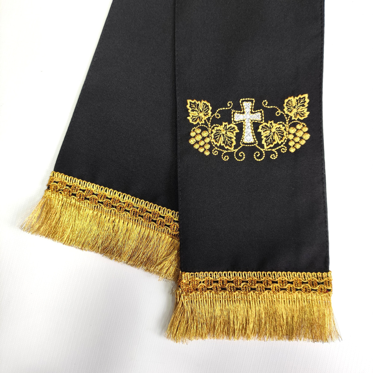 Закладка для Євангелія з габардину (чорний колір), фото 1