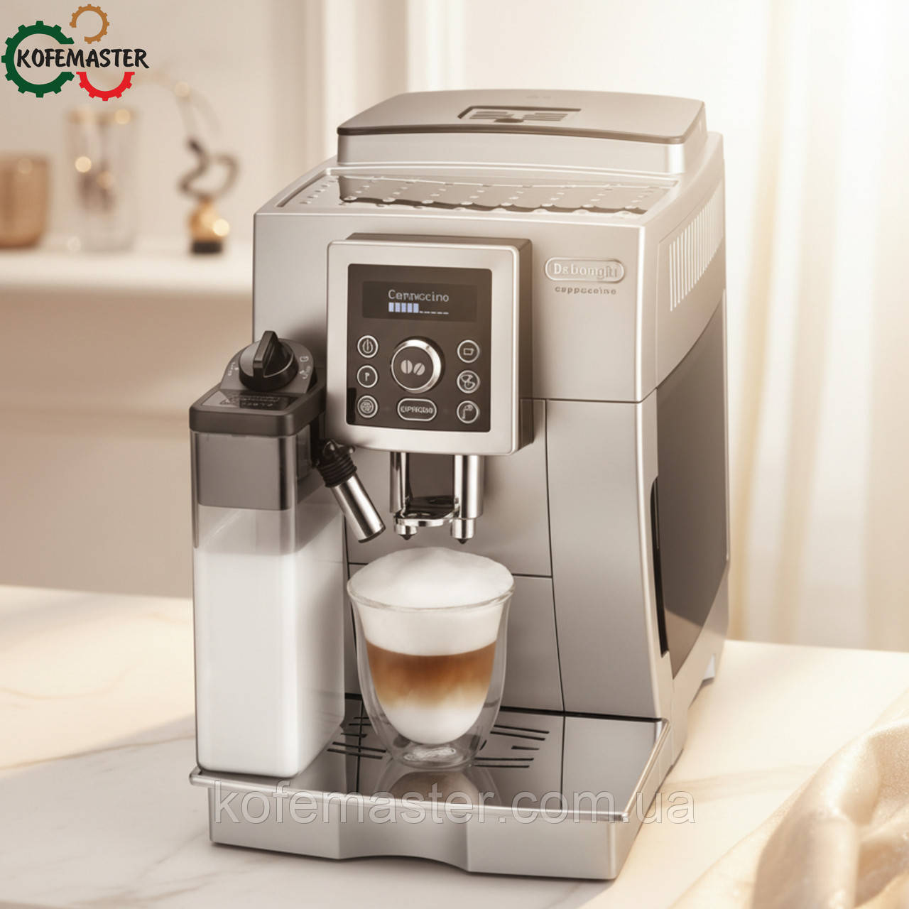 Б\у кавомашина Delonghi Magnifica S Cappuccino ECAM23.210.SB, гарантія 1 рік, фото 1