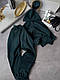 Жіночий базовий теплий осінній костюм двойка кофта худі на блискавці штани на манжеті двосторонній фліс полар, фото 8