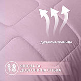 Набір полуторний WomenTime IDEIA ковдра 140х210 та подушка 50х70 антиалергенний, штучний пух + маска для сну, фото 8