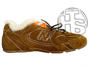 Жіночі зимові кросівки Нью Баланс New Balance x Miu Miu 530 Cinnamon (з хутром) 5E165E Z5O F0401 F D005
