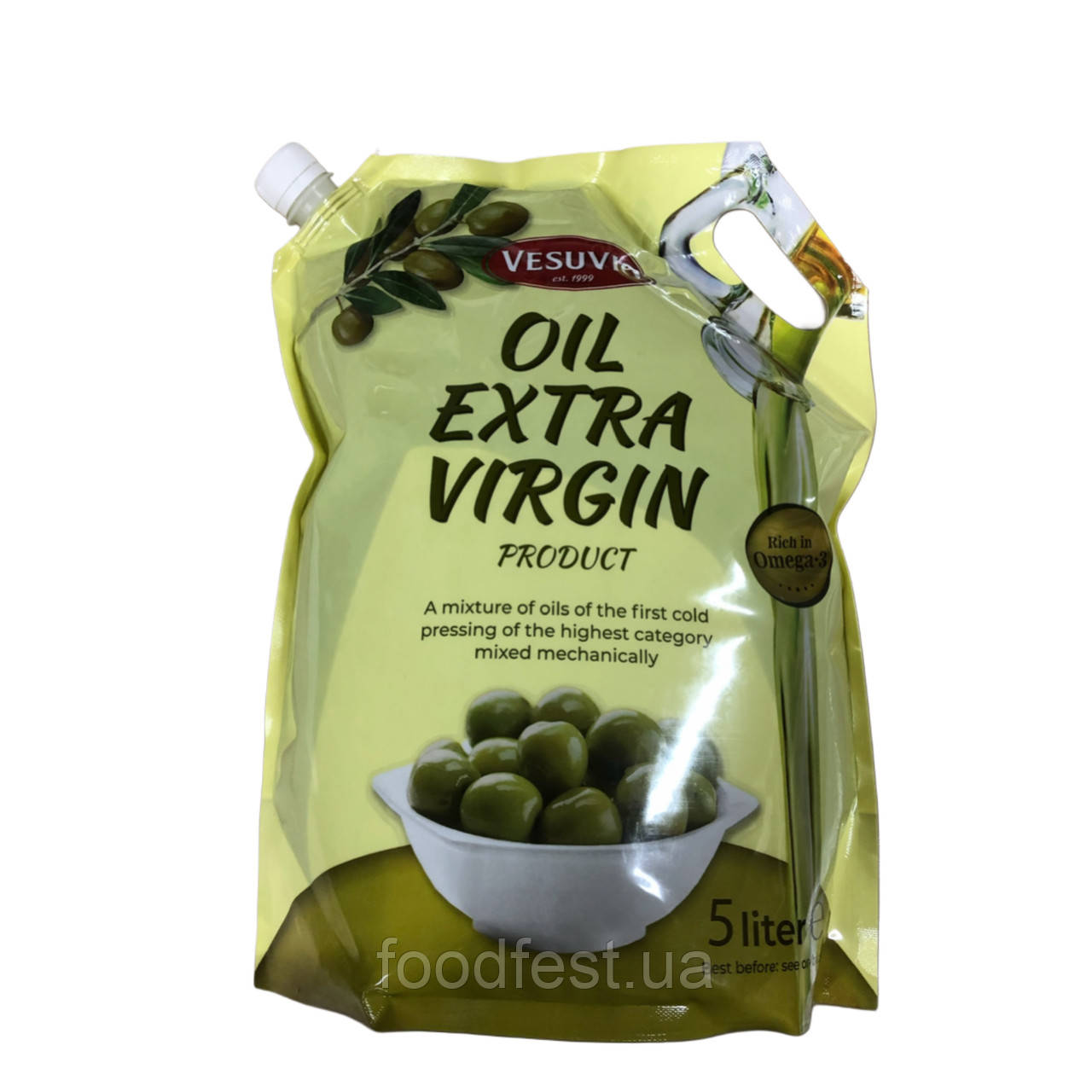 Олія оливкова Olio Extra Vergine di Oliva, пакет 5 л, фото 1