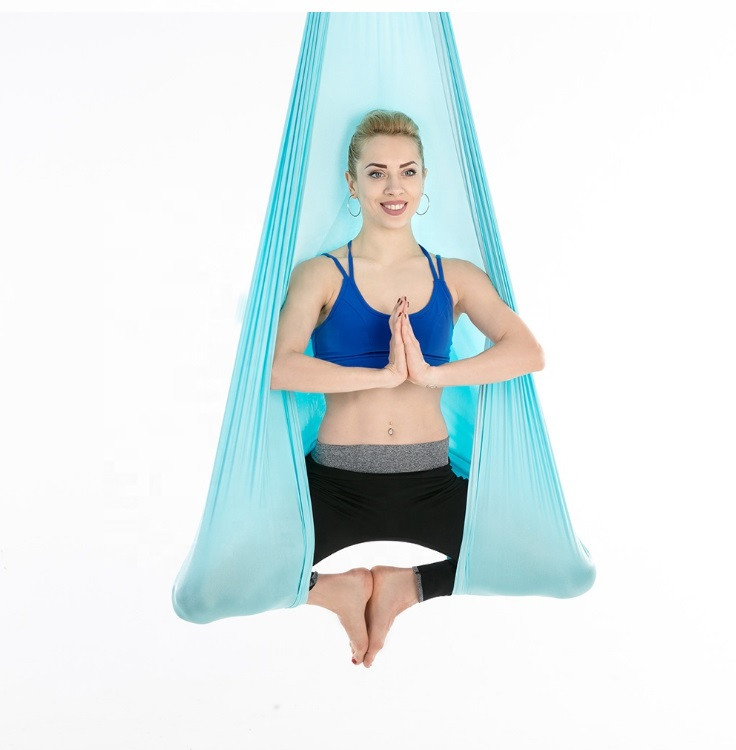 Гамак для флай-йоги та релаксу 2,8 м (довжина 4 м) + стропи для підвісу, фото 1
