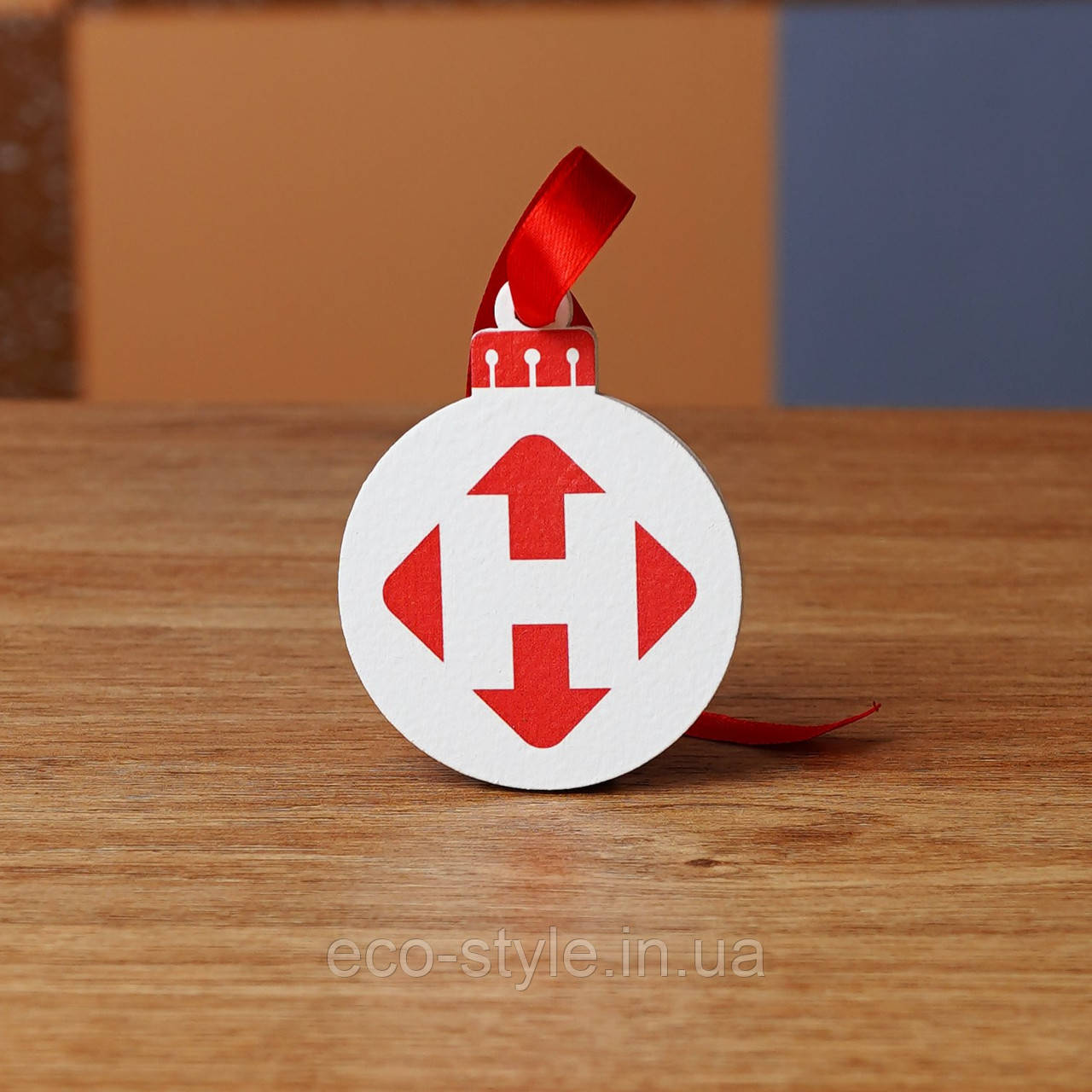 Брендовані іграшки. Новорічні іграшки з лого. Корпоративні новорічні іграшки та прикраси. Іграшки з лого. Бізнес подарунки, фото 1