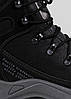 Шкіряні чоловічі черевики високі з хутром (361 чорні), фото 7