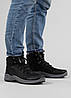 Зимові чоловічі черевики з хутром (361 чорні), фото 6