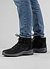 Шкіряні зимові черевики з хутром (361 чорні), фото 6