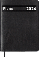 Щоденник датований 2026 (A5, гнучка обкладинка, чорний) Buromax Memory BM.21151-01