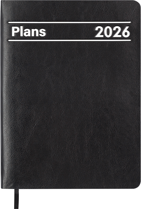 Щоденник датований 2026 (A5, гнучка обкладинка, чорний) Buromax Memory BM.21151-01, фото 1