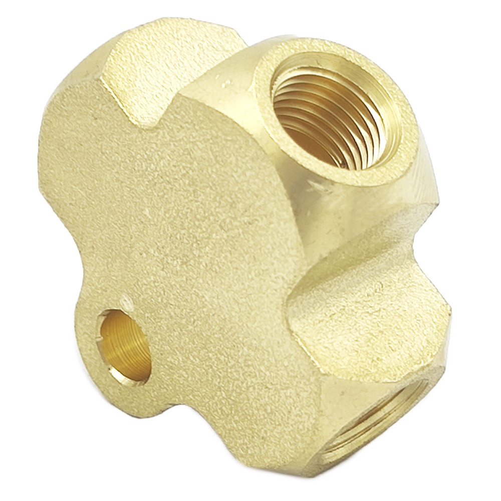 Гальмівний трійник внутріш. М12x1 мм Латунь - 5-800-128г, фото 1