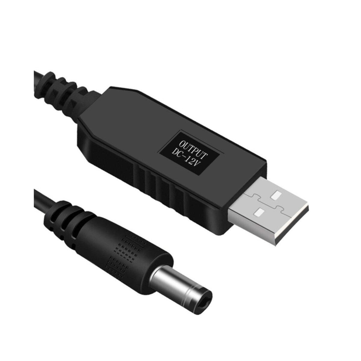 Кабель живлення для роутера USB-DC 5v-12v (1m), фото 1