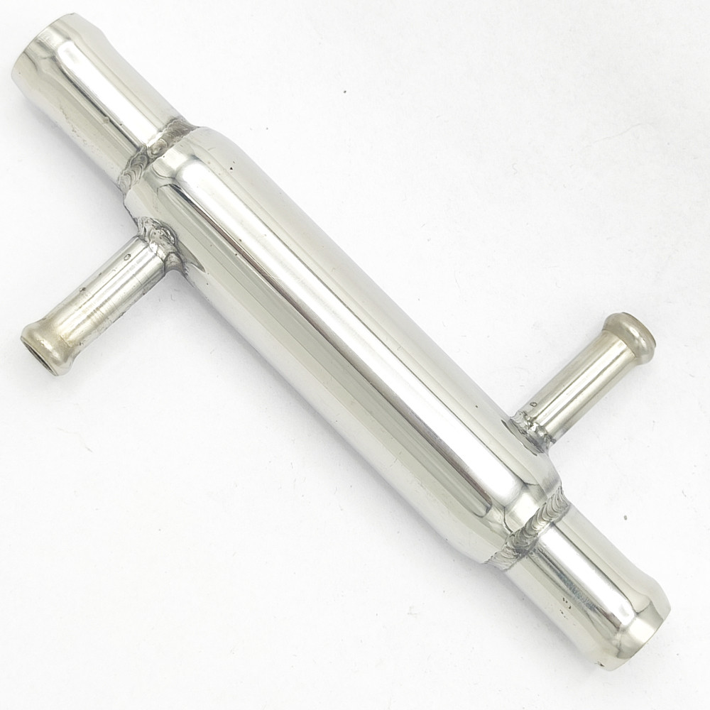 Підігрівач палива (антифріз - 16 мм; паливо - 8 мм) з нержавіючої сталі (Р405), фото 1