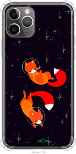 Чехол на iPhone 11 Pro Лисички в космосе "4519sp-1788-72104", фото 1