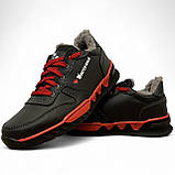 Кросівки чоловічі на хутрі зима сучасні (Сгб-14рч), фото 6