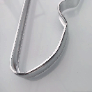 Металеві вішалки плічки 41 см срібні для одягу 5 шт упаковка, фото 2