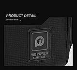 Сумка барсетка WEPOWER для через плече Унісекс чоловіча сумка водовідштовхувальна сумка ОПТ, фото 8