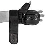 Рукавиці для MMA PowerPlay PP_3033 Ultra Matt Чорні L, фото 6