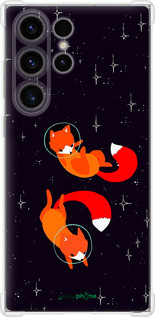 Чехол на Samsung Galaxy S24 Ultra Лисички в космосе "4519sp-3389-72104", фото 1