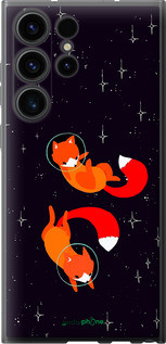 Чехол на Samsung Galaxy S23 Ultra Лисички в космосе "4519u-2906-72104", фото 1