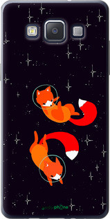 Чехол на Samsung Galaxy A5 A500H Лисички в космосе "4519u-73-72104", фото 1