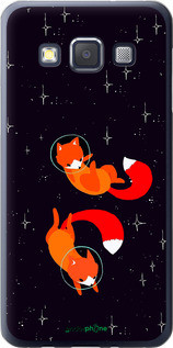 Чехол на Samsung Galaxy A3 A300H Лисички в космосе "4519u-72-72104", фото 1