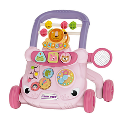 Ходунки дитячі, каталка з розвиваючим центром, рожевий MA570 pink