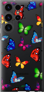 Чохол на Samsung Galaxy S23 Ultra Барвисті метелики "4761u-2906-72104", фото 1