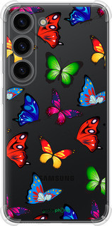 Чохол на Samsung Galaxy S23 Барвисті метелики "4761sp-2907-72104", фото 1
