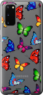 Чохол на Samsung Galaxy S20 Барвисті метелики "4761u-1824-72104", фото 1