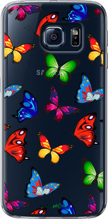 Чохол на Samsung Galaxy S6 G920 Барвисті метелики "4761u-80-72104", фото 1