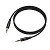 Кабель BOROFONE BL26 Standard audio AUX cable 1m Black, фото 4