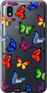 Чохол на Samsung Galaxy A2 Core A260F Барвисті метелики "4761u-1683-72104", фото 1