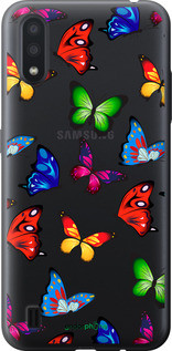 Чохол на Samsung Galaxy A01 A01 A015F Барвисті мотики "4761u-1842-72104", фото 1