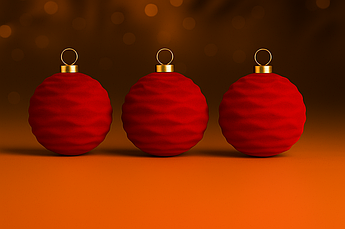 Ялинкові кулі «Зефірка» оксамитові бордові 6 см | набір 6 шт | новорічні прикраси | іграшки для ялинки | 8 різновидів кольорів Світло-червоний