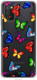 Чохол на Samsung Galaxy A03s A037F Барвисті мотики "4761sp-2381-72104", фото 1