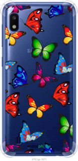 Чохол на Samsung Galaxy A10 2019 A105F Барвисті мотилки "4761sp-1671-72104", фото 1